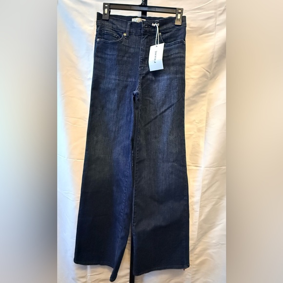Frame Le Slim Palazzo Jeans NWT Guilty Color Size 25 - Picture 3 of 9